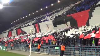 AVE WISŁA  oprawa na meczu Wisła  Legia [upl. by Drarig625]