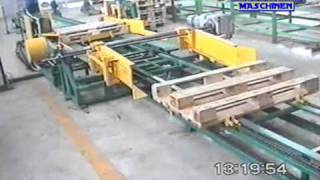 Universalstapler Pallet Nailing Nagelmaschine mp4 [upl. by Wojak524]