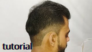 How to do slope haircut for boy tutorial zaibi barber shop [upl. by Caralie921]