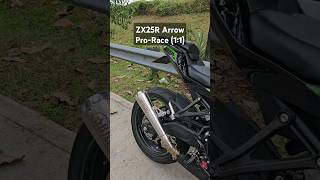 ZX25R Flyby Arrow ProRace zx25r arrow flyby loudpipes [upl. by Lenz]