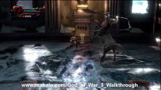 God of War III Walkthrough  Poseidon Boss Fight Part 2 HD [upl. by Aneloc454]