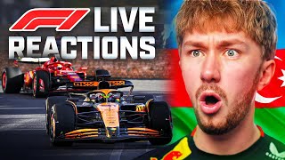 Live Reactions to the 2024 Azerbaijan Grand Prix [upl. by Igal]