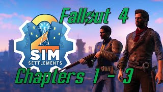 Fallout 4 Survival Sim Settlements 2 Chapter1 Ep1 Freeing Preston and Concorde then onto Starlight [upl. by Stander929]