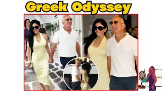 BEZOS AND SÁNCHEZ EXPLORE GREECE BY YACHT AIR AND LAND IN MYKONOS [upl. by Harhay]