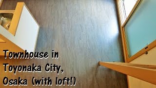 Japanese Apartment Tour 1LDK townhouse in Toyonaka City Osaka Pet friendly [upl. by Nohsyar559]