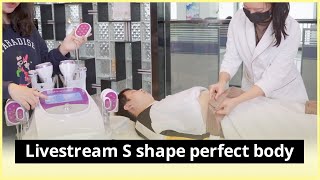 Livestream  S Shape Ultrasonic Cavitation Inch Loss Ems EL  SD45S2 [upl. by Tebzil]