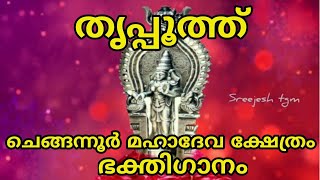 തൃപ്പൂത്ത്  chengannur mahadeva temple  hindu devotional song  Vaikhary music chengannur [upl. by Nywloc478]