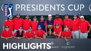 Singles highlights from Presidents Cup  Day 4  2024 [upl. by Akilak]