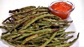 Roasted Green Beans Recipe [upl. by Ahsirat]