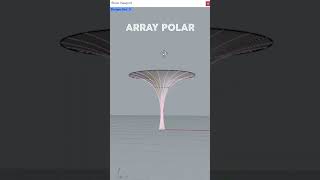 Array polar  Rhino for beginners [upl. by Annauqaj61]