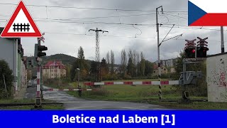 Železniční přejezd Boletice nad Labem 1  28102023 [upl. by Ardua]