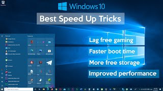 How to Speed Up Your Windows 10 Performance Best Settings Ever [upl. by Ileray]