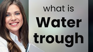 Understanding quotWater Troughquot in English [upl. by Atteinotna]