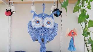 DIY Hibou en macramé Pas à pas [upl. by Otila46]