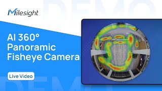 Milesight Demo AI 360°Panoramic Fisheye Camera [upl. by Eetnod]