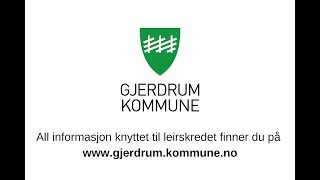 Informasjon fra Gjerdrum kommune 1 februar 2021 [upl. by Atteselrahc822]