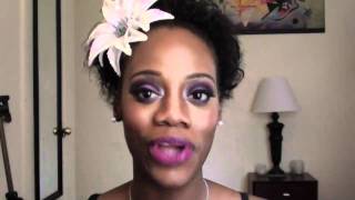 BEST PURPLE LIPSTICK LIPGLOSS COMBO EVER WOC HD VIDEO [upl. by Aneehsat]