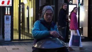 ★ Koshi Japan Handpan Vienna Street Performers by RussianAustria Full HD [upl. by Tav]