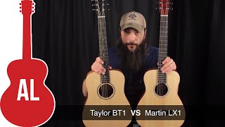 Martin LX1 vs Baby Taylor  A Travel Guitar Comparison [upl. by Eurd]