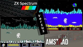 ZX Spectrum vs Amstrad CPC  8 games from 1985 [upl. by Mayrim66]