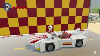 Mach 5  Speed Racer  Lego Worlds [upl. by Lennahc169]