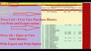 Tally TDL to View item Purchase and Sales History  Tally Add on to View Purchase and Sales History [upl. by Beffrey]