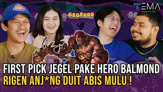 JEGEL GIRANG BANGET PICK HERO BALMOND❓🤣 GABY PASRAH DI ULTI RIGEN AFIF ❗ GEGERRR [upl. by O'Donovan]