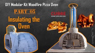 How to insulate woodfired oven  Part 05  DIY Woodfire Pizza Oven🍕 [upl. by Bayer348]