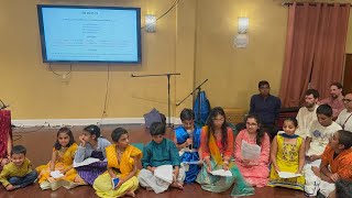 Govardhan Puja 2024 celebration SB sloka recitation by kids [upl. by Lehman900]