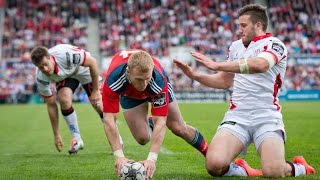 Ulster v Munster Highlights – GUINNESS PRO12 201415 [upl. by Eisset568]