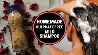 HOMEMADE SULFATE FREE SHAMPOO  1000 RS KA SHAMPOO SIRF 20 RS MAI TAYAR [upl. by Becky779]