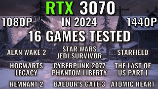 RTX 3070 in 2024  16 Games Tested  1440p 1080p [upl. by Mcafee]