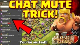 Clash of Clans  Clan chat MUTE TRICK pushing to legends 1 [upl. by Nagol]