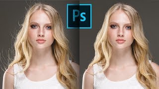 3 Steps to Remove Flyaway Hair FAST in Photoshop [upl. by Ellehcear]