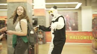 Art the Clown Surprises Fans at Spirit Halloween  Terrifier 3 [upl. by Noemys]