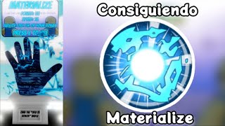 CONSIGUIENDO MATERIALIZE ● Slap Battles ● [upl. by Dawkins]