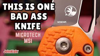 MICROTECH MSI  One Solid Knife [upl. by Barde]