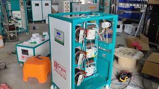 25 KVA Three Phase Air Cooled Servo Voltage Stabilizer  Orgon Electric  PH 6381547677 [upl. by Uzzia]