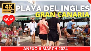 PLAYA DEL INGLES Anexo 2 Gran Canaria March 13 2024 🔴 Anexo 2 Shopping Centre [upl. by Litsyrk]