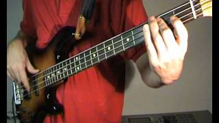 Creedence Clearwater Revival  Travelin Band  Bass Cover [upl. by Neila]