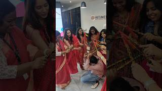 Garba Performance At My Office altimetrik yerwada 2024 travelvlog traveling🥳🔥💥🔥🥳 [upl. by Yltneb]