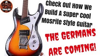 Check Out How We Build A Super Cool Mosrite Style Guitar The German Carve With The Copy Carver [upl. by Aiki]