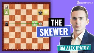 How the Skewer can decide your Rook Endgame  Beginner Level  GM Alex Ipatov [upl. by Lahsram]