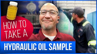 How to Take A Hydraulic Oil Sample [upl. by Hermosa607]