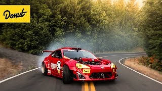 RIP GT4586  FerrariPowered Toyota drifts a Portland Touge [upl. by Resa]