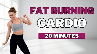 🔥20 Min FAT BURNING CARDIO for WEIGHT LOSS🔥KNEE FRIENDLY🔥NO JUMPING🔥FULL BODY BURN🔥 [upl. by Ready]