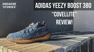 Adidas Yeezy Boost 380 Covellite Review [upl. by Anatnom50]