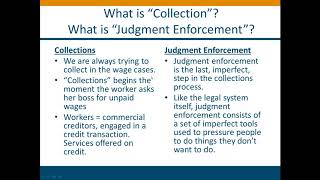 Labor Standards Enforcement Webinar Collection and Settlement Agreements [upl. by Clancy]