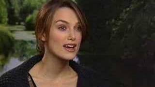 Keira Knightley Interview about Atonement on ITV [upl. by Eylloh867]