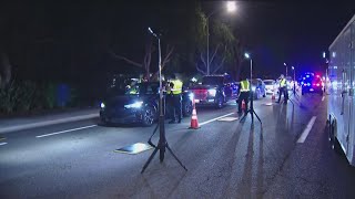 Police conduct DUI checkpoints as part of holiday crackdown on impaired driving [upl. by Ynavoj]